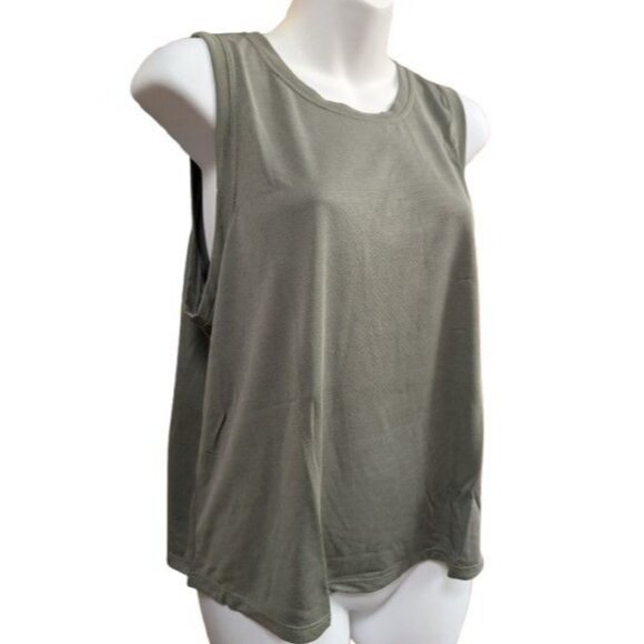 DYI Women's Core Tank Top Dark Lichen Green Size XL - Picture 3 of 8